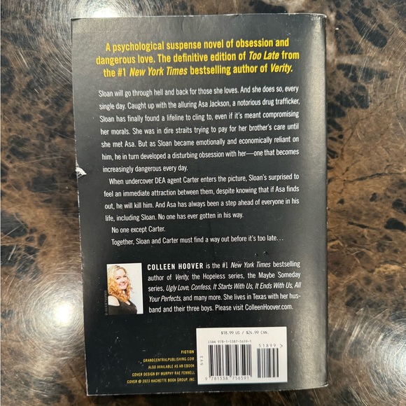 Too Late by Colleen Hoover - Picture 4 of 4